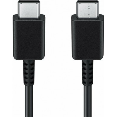 Samsung Regular USB 2.0 Cable USB-C male - USB-C male Μαύρο 1m (EP-DA705BBEGWW)