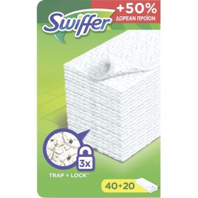 Swiffer Πανί Παρκετέζας Ανταλλακτικό Trap & Lock 60τμχ Swiffer Πανί Παρκετέζας Ανταλλακτικό Trap & Lock 60τμχ