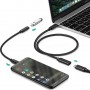 Ugreen Regular USB 3.1 Cable USB-C male - USB-C female Μαύρο 0.5m (40574)