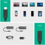 Ugreen Regular USB 3.1 Cable USB-C male - USB-C female Μαύρο 0.5m (40574)