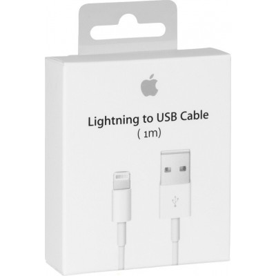 Apple USB to Lightning Cable White 1m (MD818)