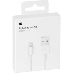 Apple Regular USB to Lightning Cable Λευκό 1m (MQUE2ZM/A)