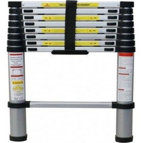 TL29 Τηλεσκοπική Σκάλα Αλουμινίου 10 Σκαλιών TL29 Τηλεσκοπική Σκάλα Αλουμινίου 10 Σκαλιών