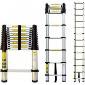 TL54 Τηλεσκοπική Σκάλα Αλουμινίου 13 Σκαλιών 5.4m TL54 Τηλεσκοπική Σκάλα Αλουμινίου 13 Σκαλιών 5.4m