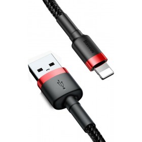 Baseus Cafule Braided USB to Lightning Cable Κόκκινο 3m (CALKLF-R91) Baseus Cafule Braided USB to Lightning Cable Κόκκινο 3m (CALKLF-R91)