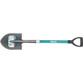 Total Φτυάρι Μεταλλικό με Fiberglass Χειρολαβή THTH12102