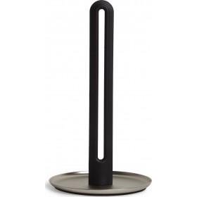 Umbra Βάση για Ρολό Κουζίνας Keyhole Μαύρη 17x17x31,7cm 1005264-047