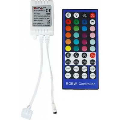 V-TAC LED Controller με Τηλεχειριστήριο για Ταινίες RGB/RGB+W 96W 3326