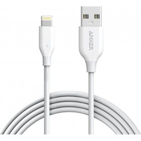 Anker Regular USB to Lightning Cable Λευκό 0.9m (A8432021)