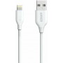 Anker Regular USB to Lightning Cable Λευκό 0.9m (A8432021)