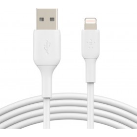 Belkin MFI Regular USB to Lightning Cable Λευκό 3m (CAA001BT3MWH)