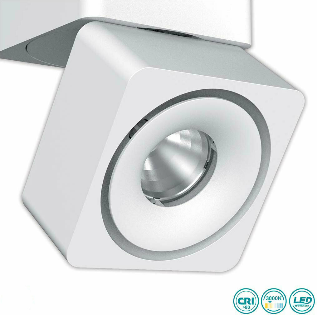 Viokef Downlight Μονό Σποτ με Ντουί GU10 σε Λευκό Χρώμα Viokef Downlight Μονό Σποτ με Ντουί GU10 σε Λευκό Χρώμα