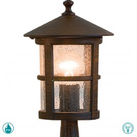 Viokef Εξωτερικό Φωτιστικό Δαπέδου Skiathos Καφέ 4056300 Viokef Εξωτερικό Φωτιστικό Δαπέδου Skiathos Καφέ 4056300