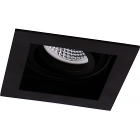 Viokef Μεταλλικό Σποτ Χωνευτό GU10 Artsi 10x10cm ΜαύροΚωδικός: 4208001  Viokef Μεταλλικό Σποτ Χωνευτό GU10 Artsi 10x10cm ΜαύροΚωδικός: 4208001