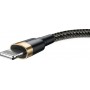 Baseus Cafule Braided USB to Lightning Cable Χρυσό 3m (CALKLF-RV1)