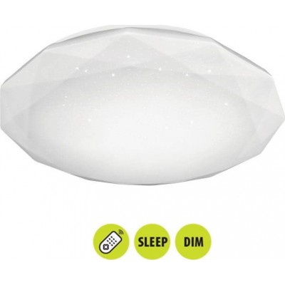 Vivalux Jewel Πλαστική Πλαφονιέρα Οροφής ΛευκήΚωδικός: VIV004289 