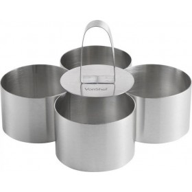 VonHaus Τσέρκια Στρογγυλά Ανοξείδωτα 1507108 5τμχ