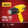 Wagner Furno 300 Πιστόλι Θερμού Αέρα 1200W με Ρύθμιση Θερμοκρασίας εως και 593°C