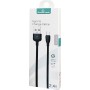 Powertech Eco Regular USB 2.0 to micro USB Cable Μαύρο 1m (PTR-0054)