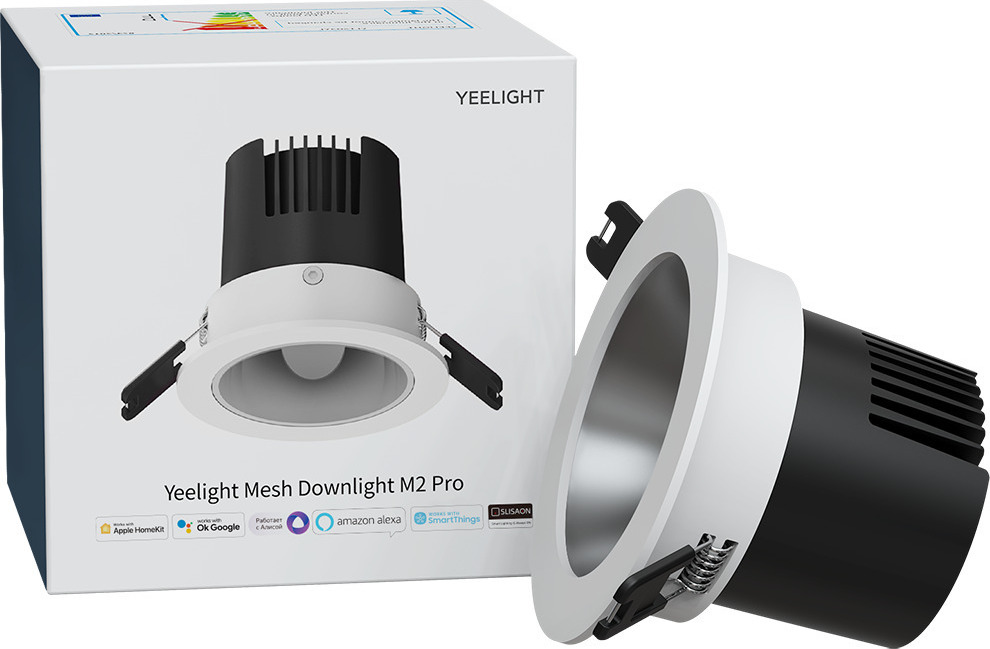 Yeelight LED Μεταλλικό Σποτ Χωνευτό Mesh Downlight M2 Pro 8W 600lm 65° 11.3x11.3cm ΛευκόΚωδικός: YLTS03YL 