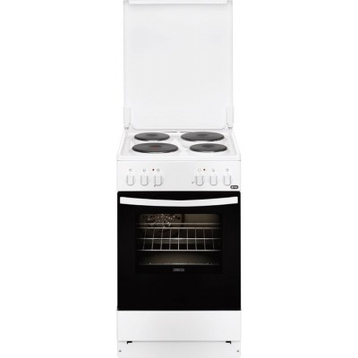 Zanussi ZCE550G1WA Κουζίνα 54lt με Εμαγιέ Εστίες Π50εκ.