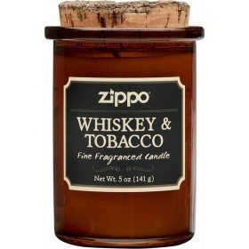 Zippo Αρωματικό Κερί Σόγιας σε Βάζο Whiskey & Tobacco 35 ωρών 7x11.4cm 141gr Zippo Αρωματικό Κερί Σόγιας σε Βάζο Whiskey & Tobacco 35 ωρών 7x11.4cm 141gr
