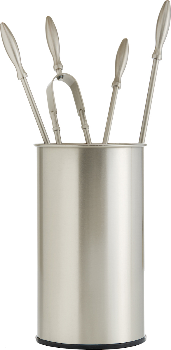 Zogometal 1190-K29 Σετ Εργαλείων Τζακιού με Κουβά Inox Ασημί Zogometal 1190-K29 Σετ Εργαλείων Τζακιού με Κουβά Inox Ασημί