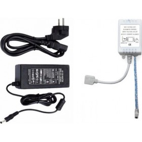 Αδιάβροχη Ταινία LED RGBW 5m με Τροφοδοτικό και Τηλεχειριστήριο SMD5050 12V GlobalExpressΚωδικός: 24948 