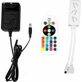 Αδιάβροχη Ταινία LED RGBW 5m με Τροφοδοτικό και Τηλεχειριστήριο SMD5050 12V V-TACΚωδικός: 2628 