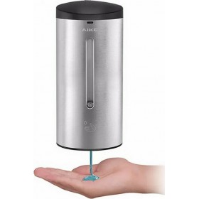 ΑΙΚΕ AK1205SIL Επιτοίχιο Dispenser Πλαστικό με Αυτόματο Διανομέα Γκρι