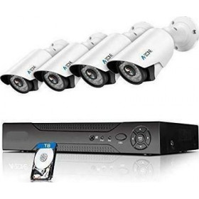 Ενσύρματο Καταγραφικό με 4 Κάμερες 720P/1080P 802742