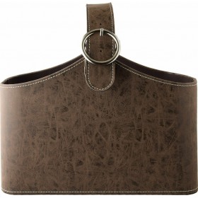 Θήκη Περιοδικών Σκούρο Καφέ 36x19x24cm