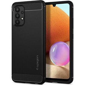 Spigen Rugged Armor Back Cover Σιλικόνης Μαύρο (Galaxy A52)