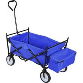 Καρότσι Κήπου με Οροφή 104x53x108cm Χρώματος Μπλε HOP1001001-1