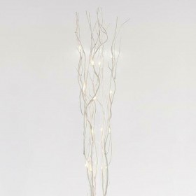 Κλαδιά Λευκά Μπαταρίας 20 Led 120cm 600-22506 Eurolamp