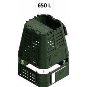 Κομποστοποιητής πλαστικός πράσινος 650 λιτρών Κομποστοποιητής πλαστικός πράσινος 650 λιτρών