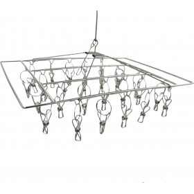 Κρεμάστρα νίκελ με 26 μανταλάκια 41 X 30 X 30cm OEM 500-2355 Κρεμάστρα νίκελ με 26 μανταλάκια 41 X 30 X 30cm OEM 500-2355