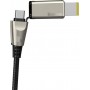 Baseus Braided USB-C to USB-C / Laptop DC Cable Μαύρο 2m (CA1T2-B01)