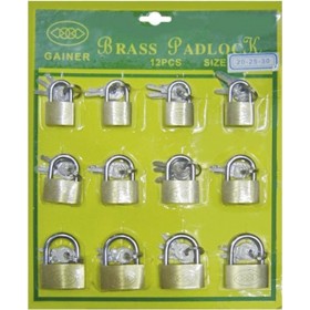 Λουκέτο Πέταλο με Κλειδί Σετ 12τμχ 20mm/ 25mm/ 30mm 116546 Λουκέτο Πέταλο με Κλειδί Σετ 12τμχ 20mm/ 25mm/ 30mm 116546