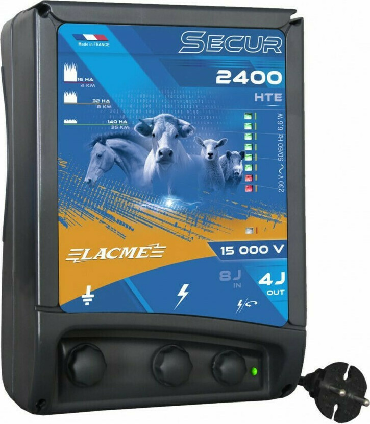Μηχανισμός Ηλεκτρικής Περίφραξης Lacme Secur 2400 HTE | 8/4 Joule (220v) Μηχανισμός Ηλεκτρικής Περίφραξης Lacme Secur 2400 HTE | 8/4 Joule (220v)