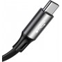 Baseus Retractable USB to Lightning / Type-C / micro USB Cable Γκρι 1.20m (CAMLT-BYG1)