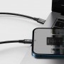 Baseus Braided USB-C to Lightning / Type-C / micro USB Cable Μαύρο 1.5m (CAMLT-SC01)