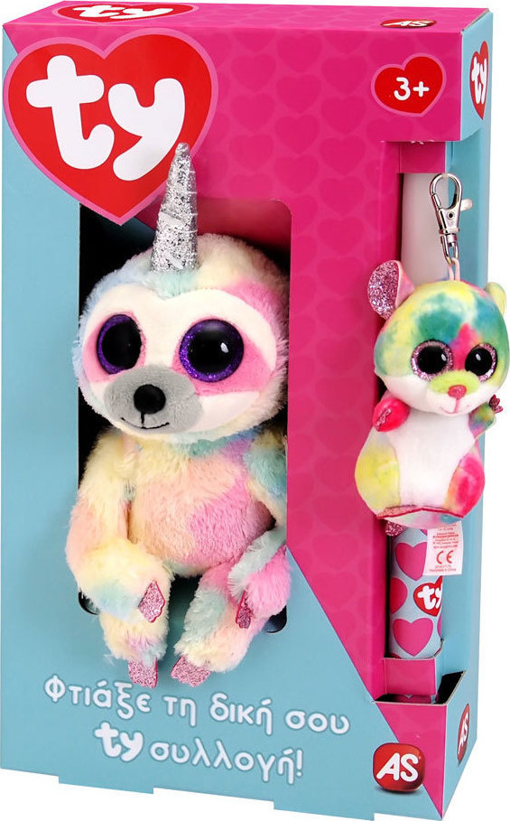 Παιχνιδολαμπάδα Beanie Boos &amp Χνουδωτό Κλίπ 1500-15710 (6 Σχέδια) για 3+ Ετών Ty Beanie