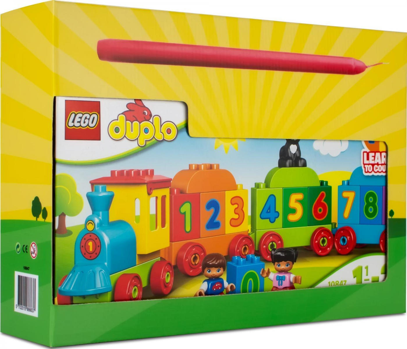 Παιχνιδολαμπάδα Duplo Number Train 10847 για 18+ Μηνών Lego