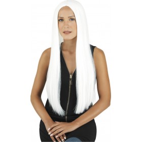 Περούκα Μακριά Λευκή 71cm