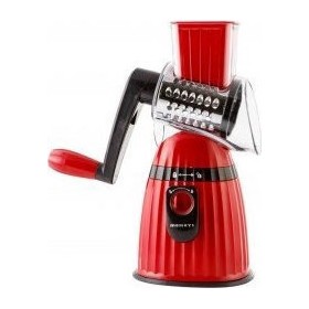 Πολυτρίφτης Τυριών και Λαχανικών Κόκκινος με 3 Κεφαλές 27.5x14x22cm