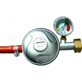 Ρυθμιστής υγραερίου με μανόμετρο (για BBQ)