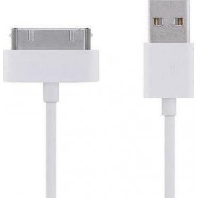 OEM για IPHONE 4/4S USB to 30-Pin Cable Λευκό 1m