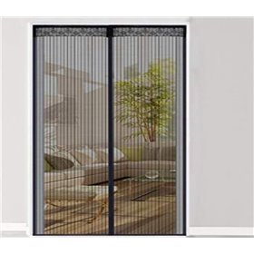 Σίτα Πόρτας Μαύρη Μαγνητική 240x140cm 87003MGL75BL