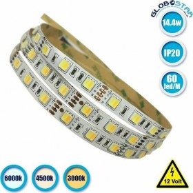Ταινία LED Ρυθμιζόμενο Λευκό 5m SMD5050 12V GloboStarΚωδικός: 63080 